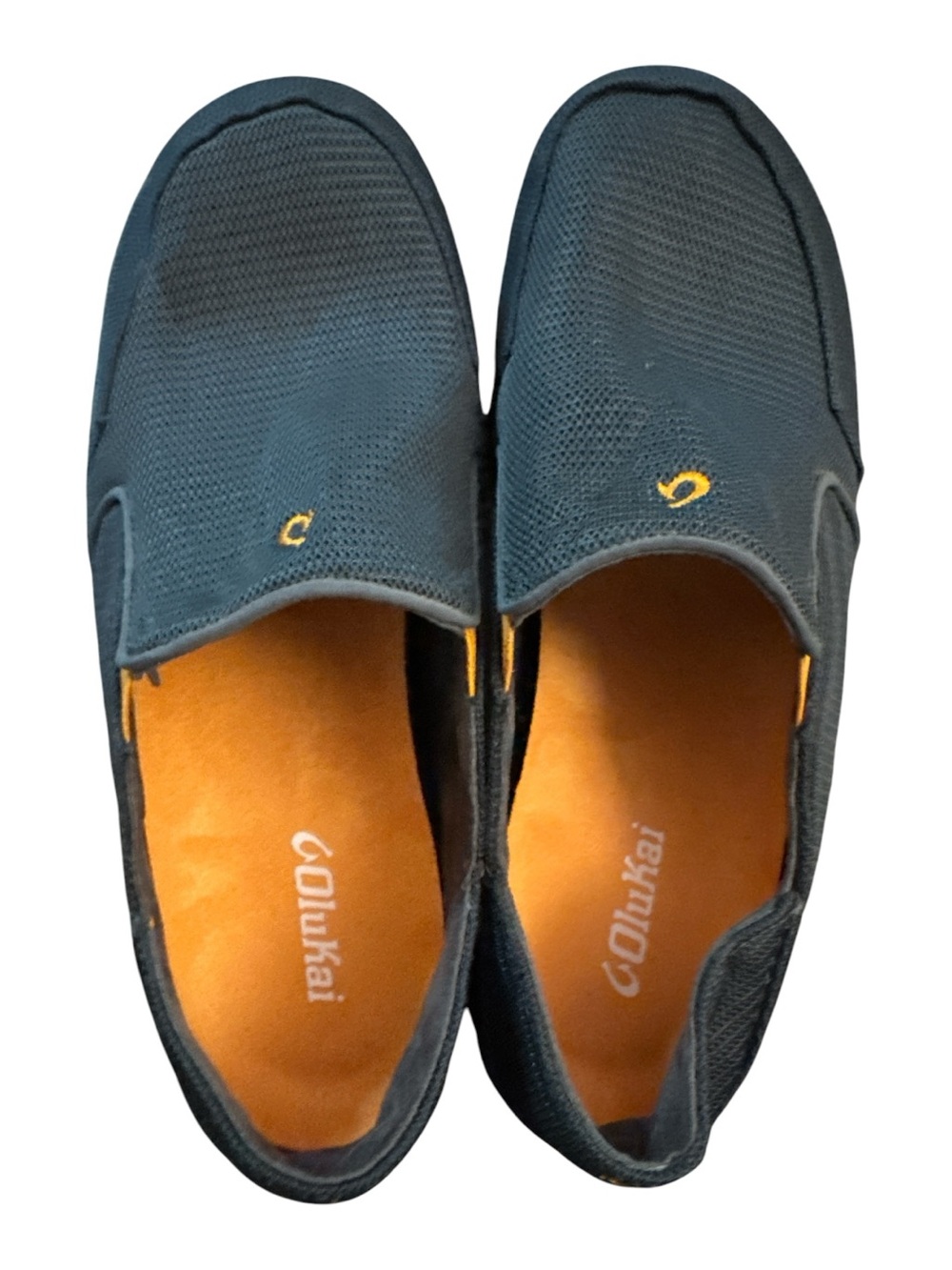 Olukai Nohea Mesh Grey Men's Size 11 Slip-On Casual Shoes Beach Sneakers Surfer